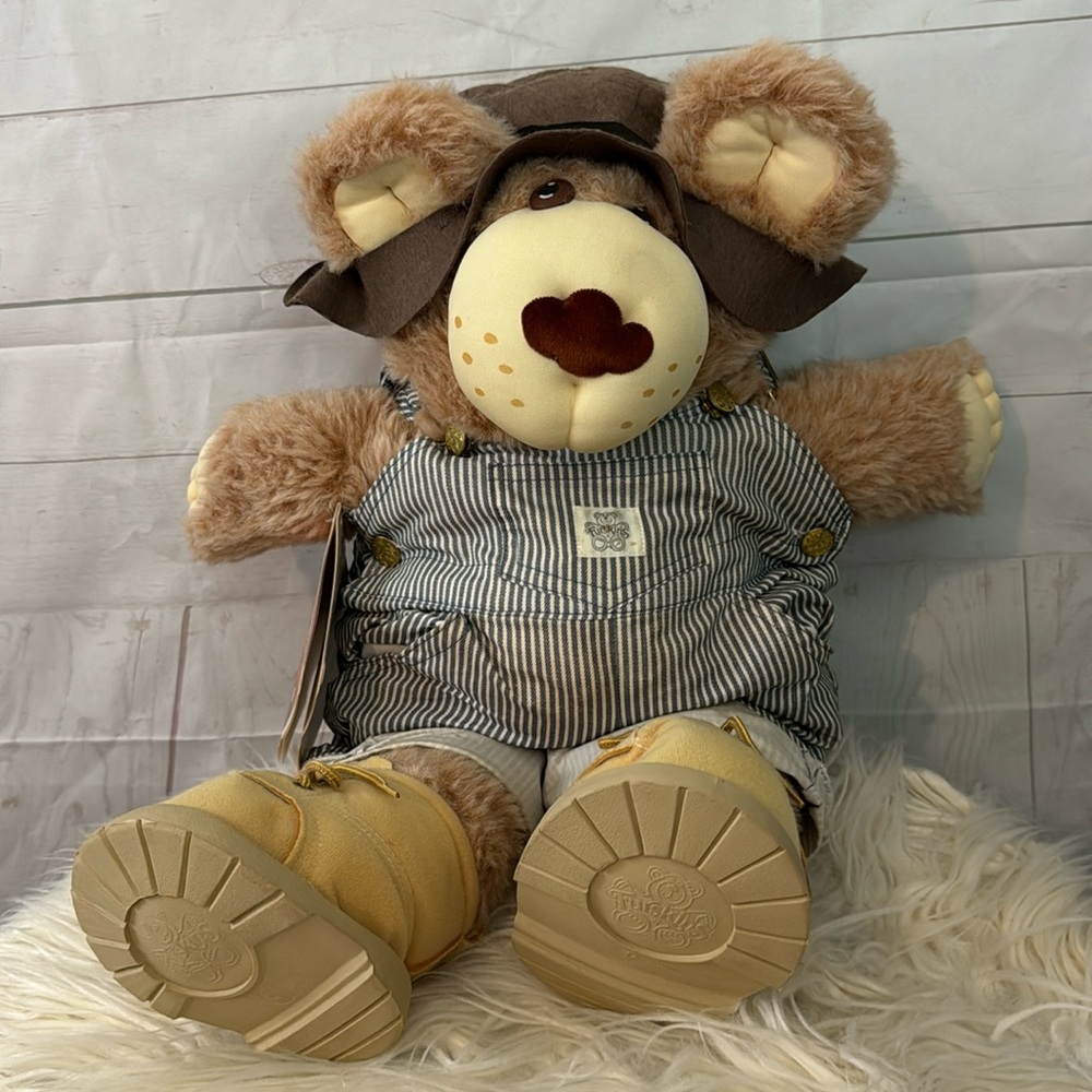 Xavier Roberts Furskins Dudley Bear Original Appalachian Artworks stuffed animal